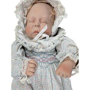 Lee Middleton Baby Doll 1987 CHERISH 041287 Number 4428  Signed 22" Vinyl In Box